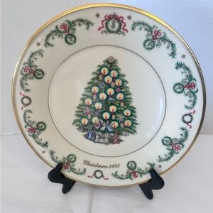 Lenox Trees Around the World France Christmas Plate